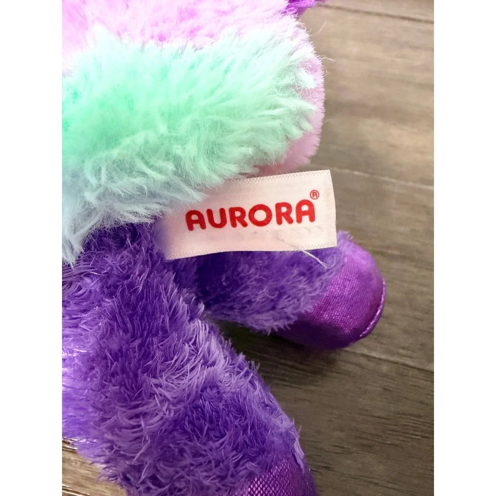 Aurora Fancy Pals Purple Unicorn‎ in Carrying Purse Plush